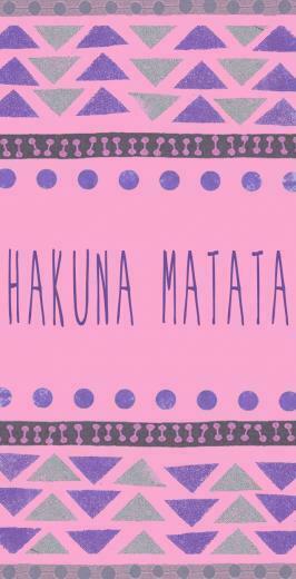 Hakuna Matata Tribal Background