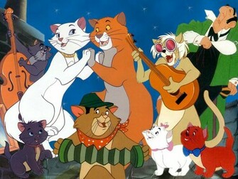 Cartoons Wallpaper The Aristocats