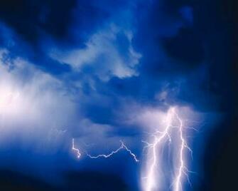 Xmwallpaper Wallpaper Storms Lightning Blue