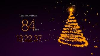 Christmas Countdown Desktop Background High Definition Wallpaper