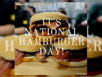 Restaurants Offering Deals For National Hamburger Day Cbs Philly