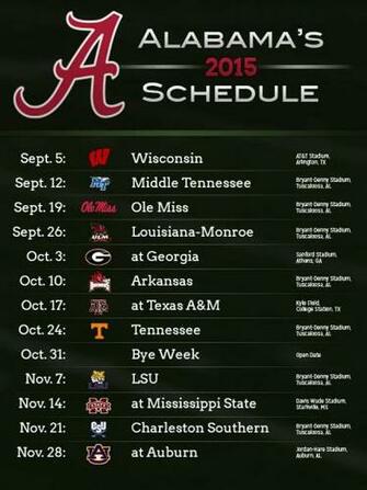 Alabama S Schedule Doesn T Look As Easy On Paper It Has In The