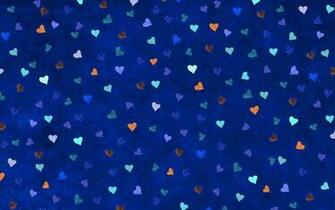 Blue Hearts Background Wallpaper