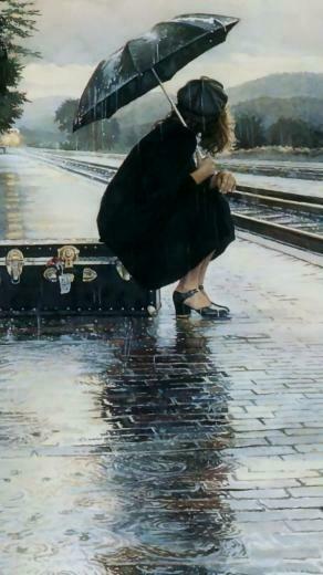 Dina On Creative Photography Rain Wallpaper