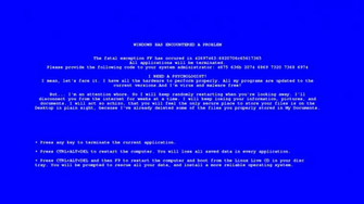 Windows Error By Exarobibliologist