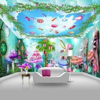 Photo Wallpaper Beautiful Natural Scenery Blue Sky Carton Food 3d