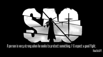 Heathcliff Quote Sword Art Online Wallpaper