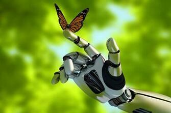 Hi Tech Technology Robots The Mechanism Android Robot Nature Hand