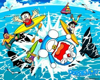 Doraemon And Friend HD Pictures Cat Robo Wallpaper