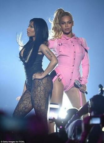 Beyonce And Nicki Minaj Performs At Tidal Concert In Ny