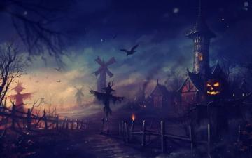 Halloween Wallpaper HD Desktop Data Src Scenery