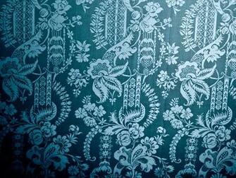 Royalty Photo Vintage Wallpaper Texture Blue Damask Fabric