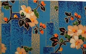 One Kings Lane The Sophisticated Wall French Art Deco Cobalt