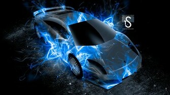 Back Fire Abstract Car Lamborghini Murcielago Front