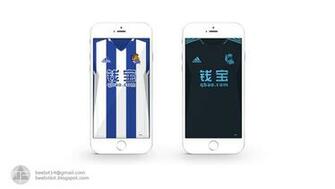 Beetot Kit Real Sociedad iPhone Wallpaper