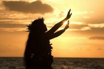 Hawaiian Dancer Silhouette