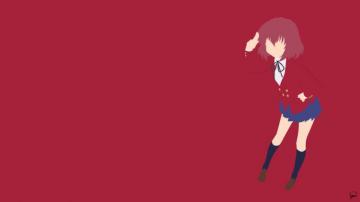 Kushieda Minori Toradora Minimalist Wallpaper