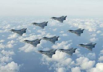 Gray Airplane Lot Eurofighter Typhoon Jet Fighter