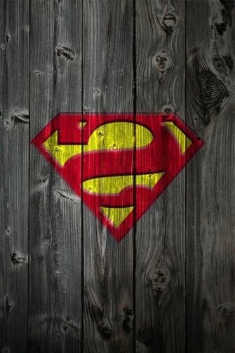 Superman Logo iPhone HD Wallpaper