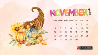 November Calendar Desktop Wallpaper Entheosweb