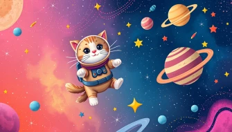 Space Cat Wallpaper