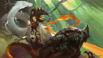 Dragon Girl Wallpaper