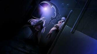 Blood Cape Game Cg Long Hair Makita Maki Night Scythe