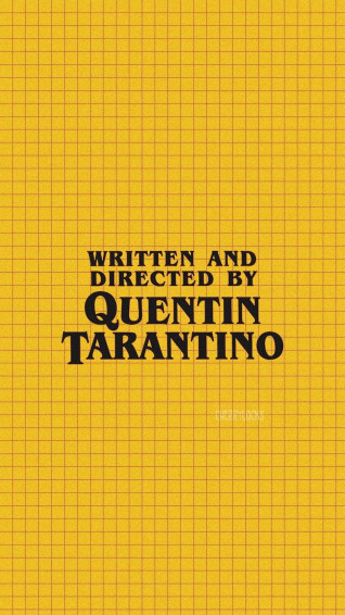 Lockscreen Quentin Tarantino Yellow