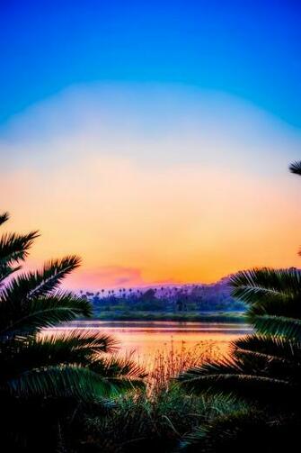 HD Sun Sky Sunset Sea Beach Wallpaper Io