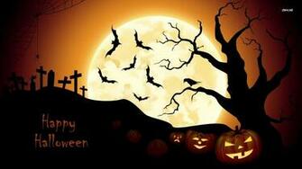 Jack O Lanterns On Halloween Wallpaper Holiday