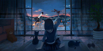 An Adorable And Aesthetically Pleasing Anime Desktop