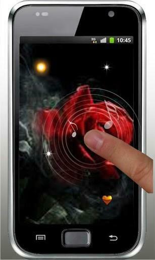 Captura De Pantalla Gothic Rose Live Wallpaper Para Android