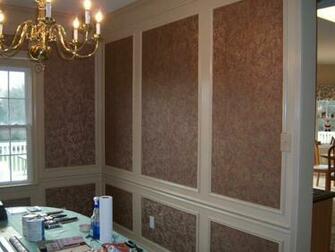 Design Accents Wallpaper Within Shadow Boxes All About The House