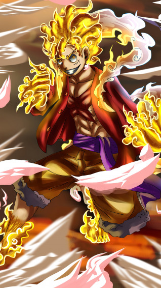 Luffy Sun God Nika One Piece 4k Wallpaper iPhone HD Phone 4071g