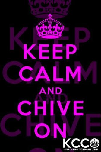 Kcco Black Pink Keep Calm And Chive On Classic Iph By Suggesteez