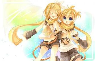 Kagamine Rin Len Detached Sleeves Fresh New HD Wallpaper