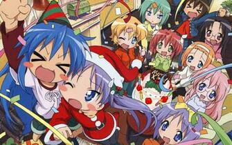 Merry Christmas Wallpaper Anime Grasscloth