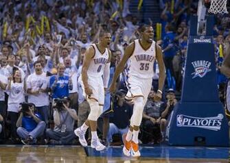 Kevin Durant And Russell Westbrook Wallpaper