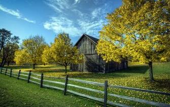 Old Country Barns Desktop Background