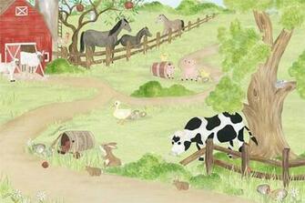 Wall About Fun Peek A Boo Pig Movable Mural Kids Wallpaper Murals