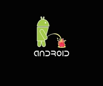 Android Vs Apple Hot HD Wallpaper