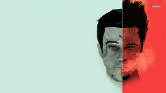 Tyler Durden And The Narrator Fight Club Wallpaper