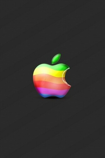 HD Cool Mac Logo Happy iPhone Wallpaper And Background