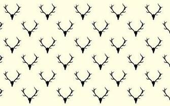 Deer Background Anters Pretty Pattern