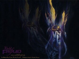 Faerie Of Dark Despair Wallpaper Brian Froud