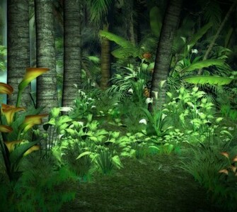 Jungle Floor Background By Lil Mz