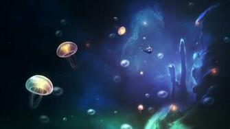 Wallpaper Read This First Jellyfish You Come Space