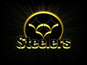 Yellow Black Logo Steelers Background Wallpaper Cute