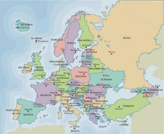 Stock Photos Of Colored Map Europe Image Photography