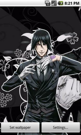 Black Butler Live Wallpaper Screenshot